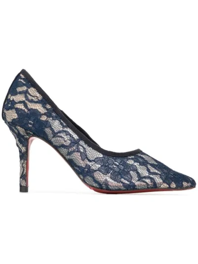 Loveless Lace Pumps - 蓝色 In Blue