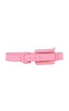 Jacquemus Le Porte Ceinture Leather Belt In Pink