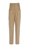 ISABEL MARANT YERRIS HIGH WAISTED CARGO PANTS,740150