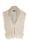 ISABEL MARANT LAYDEN WOOL KNIT VEST,740161