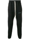 BILLY BILLY LOS ANGELES CONTRAST DRAWSTRING TRACK TROUSERS - 黑色