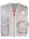 032C MULTI-POCKET VEST - 灰色
