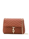 Rebecca Minkoff Edie Cross Body Bag In Brown