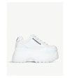 Naked Wolfe Sprinter Leather Trainers In White