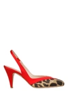 Gia Couture Leopard Print Slingback Sandals