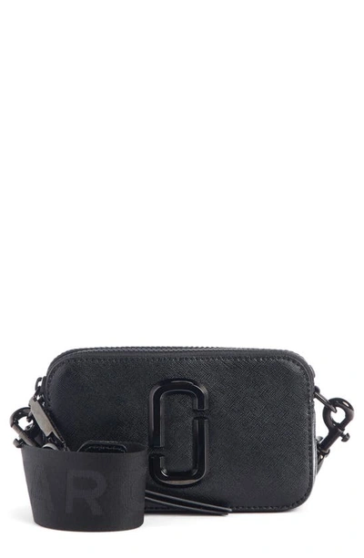 Marc Jacobs The Snapshot Dtm Leather Shoulder Bag In 001