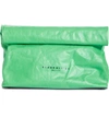 SIMON MILLER LUNCHBAG LEATHER ROLL TOP CLUTCH - GREEN,S810-7024-90303