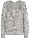 ISABEL MARANT OLIVIA SEQUIN EMBELLISHED TOP