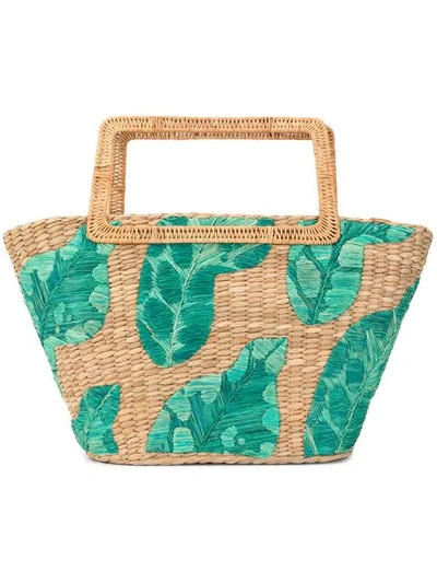 Aranaz Raffia Palm Tote - 多色 In Multicolour