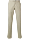 Incotex Classic Tailored Trousers In Neutrals