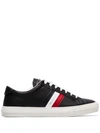 MONCLER STRIPED LOW-TOP SNEAKERS