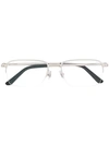 CARTIER METALLIC FRAMED GLASSES