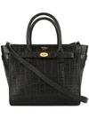 MULBERRY MULBERRY MINI ZIP BAYSWATER TOTE - 黑色