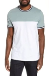 TED BAKER SILVA SLIM COLORBLOCK T-SHIRT,MMB-SILVA-TH9M