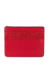 GIVENCHY EMBROIDERED LOGO CLUTCH