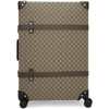 GUCCI GUCCI BEIGE GLOBE-TROTTER EDITION LARGE GG SUITCASE