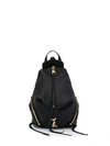 REBECCA MINKOFF REBECCA MINKOFF REBECCA MINKOFF - WOMAN - CONV MINI JULIAN BACKPACK LIGHT GOLD HARDWARE - 黑色