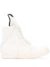RICK OWENS HIGH TOP LOOSE THREAD trainers
