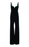 Galvan Signature Corset Jumpsuit In Navy
