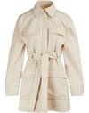 ACNE STUDIOS BELTED RAINCOAT,A90107 IVORY WHITE