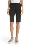 Vince Knee-length Side Pocket Chino Shorts In Black