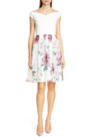 TED BAKER Licious Magnificent Fit & Flare Dress,WMD-LICIOUS-WH9W