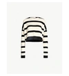 THE KOOPLES STRIPED CHAIN-EMBELLISHED COTTON-KNIT JUMPER