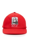 OFF-WHITE MONA LISA PRINTED COTTON BASEBALL CAP,686993