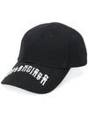 BALENCIAGA BALENCIAGA LOGO EMBROIDERED CAP - 黑色