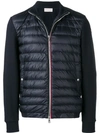 MONCLER STRIPED TRIM CARDIGAN