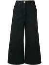 JACQUEMUS HIGH-WAISTED CROPPED TROUSERS