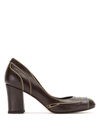 SARAH CHOFAKIAN ROUND TOE PUMPS