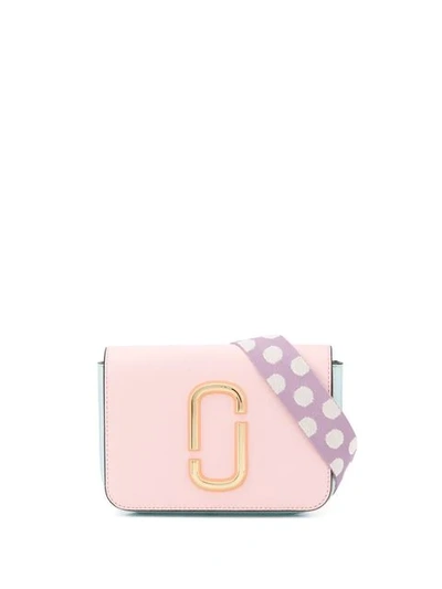 Marc Jacobs Hip Shot Leather Convertible Belt Bag In Pink