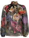 DOLCE & GABBANA FLORAL PRINT BLOUSE