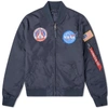 ALPHA INDUSTRIES Alpha Industries MA-1 TT NASA Reversible Jacket,186101-076