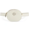 TORY BURCH MCGRAW LEATHER BELT/CROSSBODY BAG - IVORY,54293