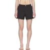 KENZO KENZO BLACK LOGO SWIM SHORTS