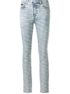 PHILIPP PLEIN LOGO PRINT SKINNY JEANS