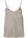 MES DEMOISELLES STRIPED CAMISOLE TOP