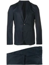 Neil Barrett Buttoned Up Formal Suit In Blue