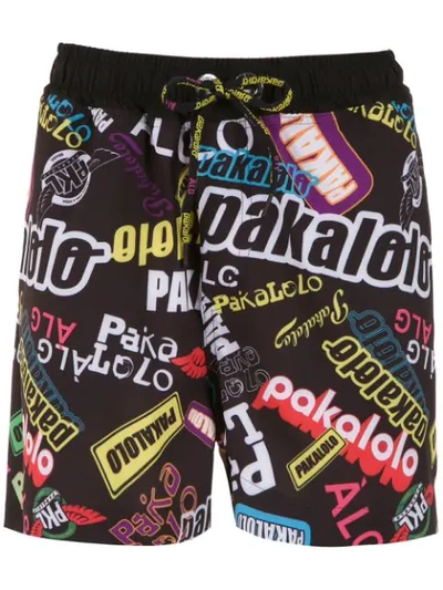 Àlg X Pakalolo Track Shorts In Black