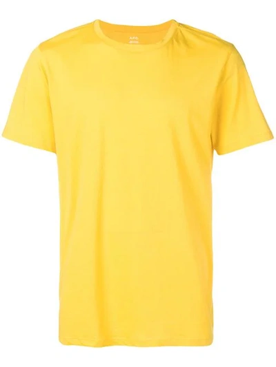 Apc Crew Neck T In Yellow