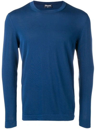 Drumohr Wool Gonato Blue Lana Blue Lana In Blue