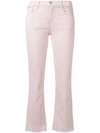 J BRAND CROPPED FLARED JEANS