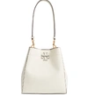 TORY BURCH MCGRAW LEATHER HOBO - IVORY,51063