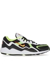 Nike Air Zoom Alpha Mesh And Leather Sneakers In Black