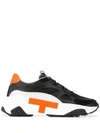 Tod's Active Lace-up Sneakers In Black