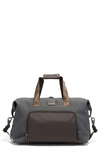 Tumi Alpha 3 Double Expansion Satchel In Silver