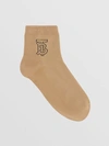 BURBERRY Monogram Intarsia Socks