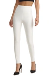 Commando Control Top Faux Leather Leggings In White